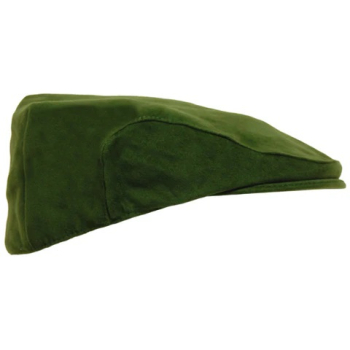 Moleskin Cap / Flatcap darkgreen